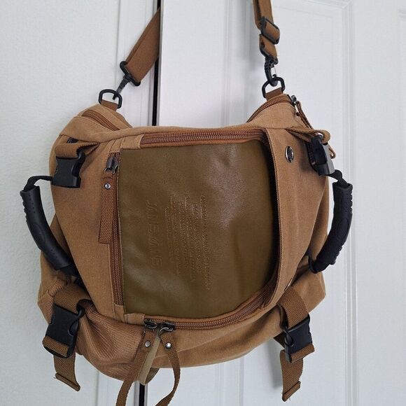 Jansyans canvas bag backpack - Picture 1 of 8